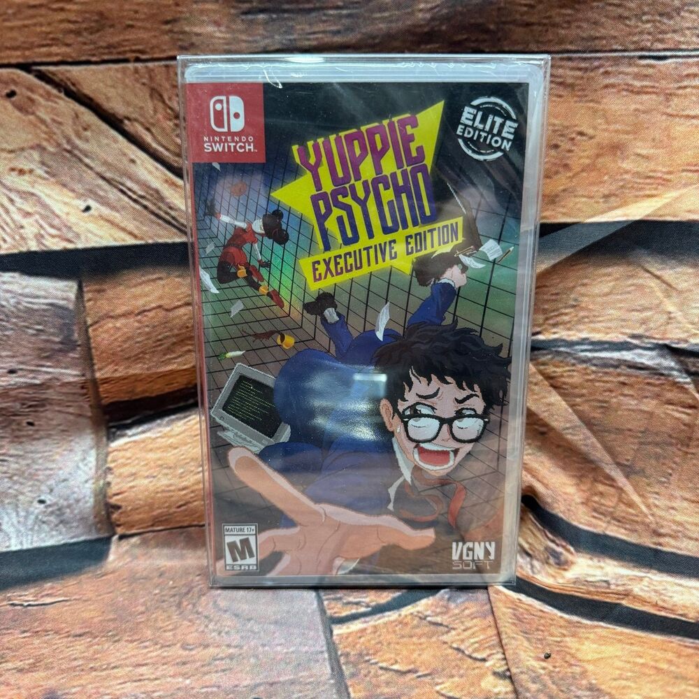 Yuppie Psycho Executive Edition Elite Edition Nintendo Switch VGNY Soft Sealed